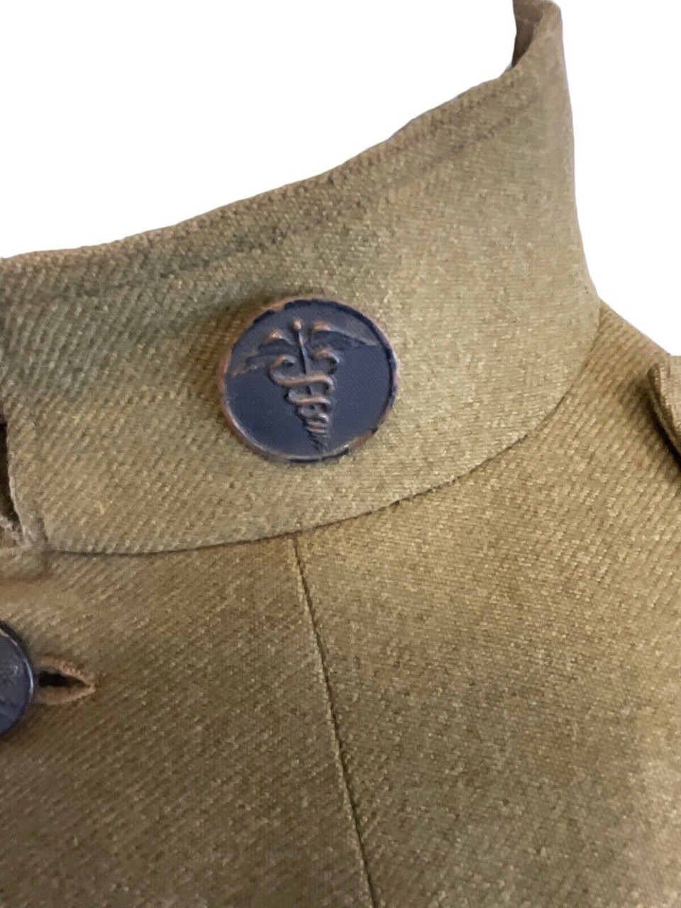 WW1 US AEF Advanced Sector Sergeant Medical Corps Collar Uniform Tunic WW1 US AEF Advanced Sector Sergeant Medical Corps Collar Uniform Tunic