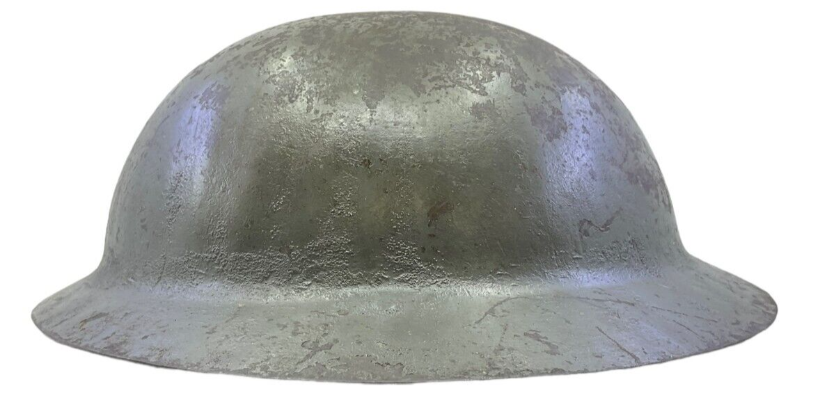 WW1 Canadian Engineers CE 3rd Division Raw Edge Brodie Helmet WW1 Canadian Engineers CE 3rd Division Raw Edge Brodie Helmet