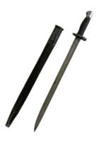 WW1 British BEF Pattern 1907 Bayonet and Scabbard Sanderson