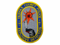 US Fairfax County Virginia Explosive Detection Police Patch