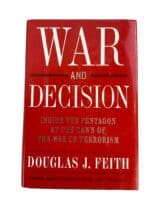 US War and Decision Inside the Pentagon Douglas J Feith Hardcover Reference Book US War and Decision Inside the Pentagon Douglas J Feith Hardcover Reference Book
