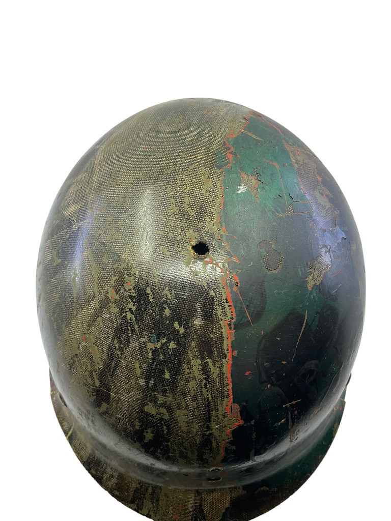 WW2 US Army M1 FS Swivel Bale Steel Helmet McCord with Firestone Liner Manganese Rim Named WW2 US Army M1 FS Swivel Bale Steel Helmet McCord with Firestone Liner Manganese Rim Named