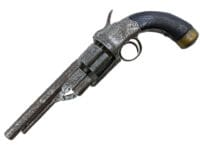 British Lang Antique Revolver Percussion British Lang Antique Revolver Percussion