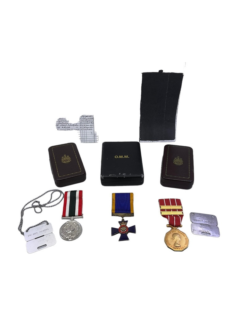 Canadian Forces RCAF Order of Military Merit CD with Two Bars SSM Medal Group Researched Canadian Forces RCAF Order of Military Merit CD with Two Bars SSM Medal Group Researched