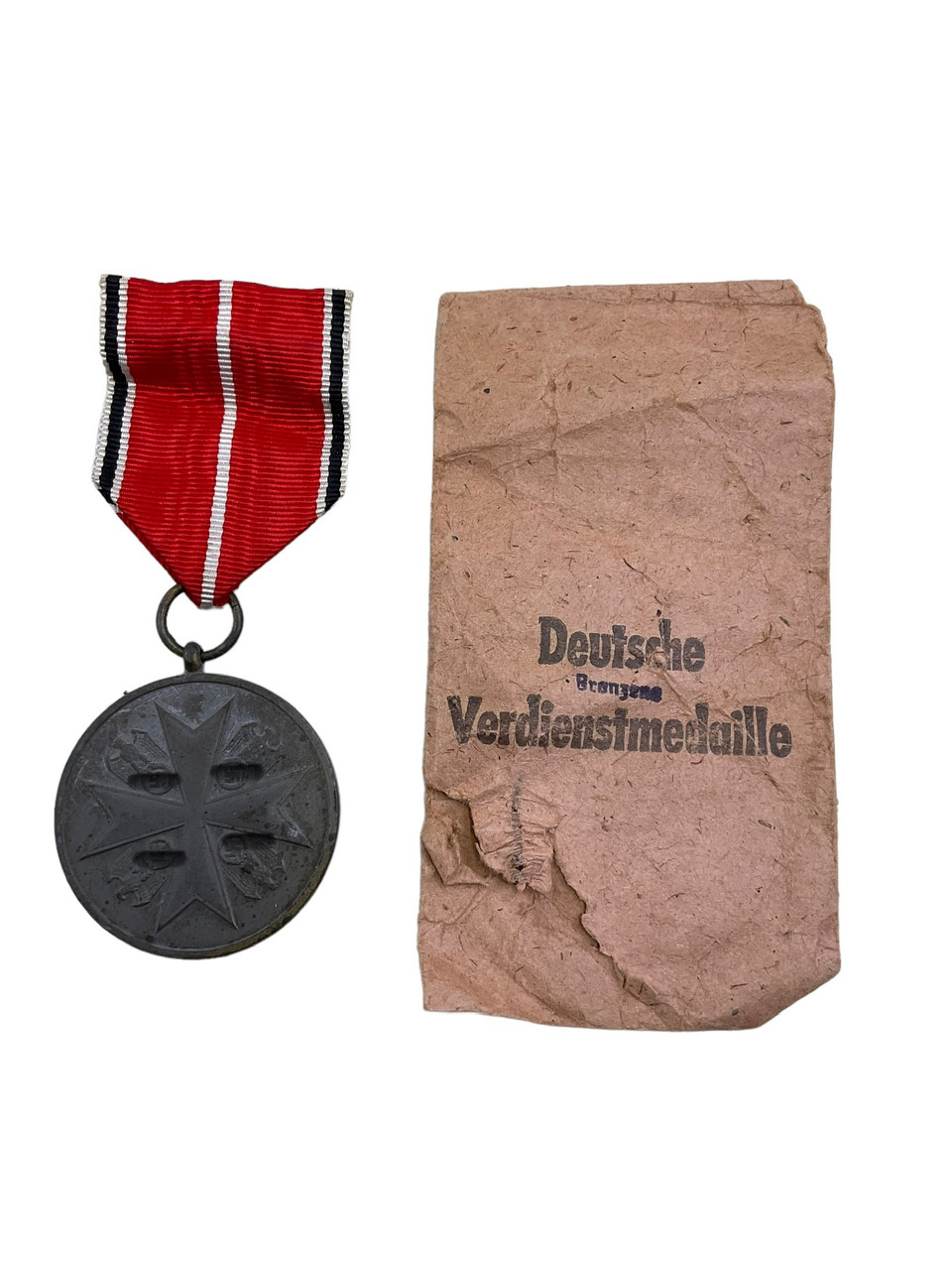 WW2 German Eagle Order Medal with Envelope of Issue Maker 30 Hauptmünzambt Wien WW2 German Eagle Order Medal with Envelope of Issue Maker 30 Hauptmünzambt Wien