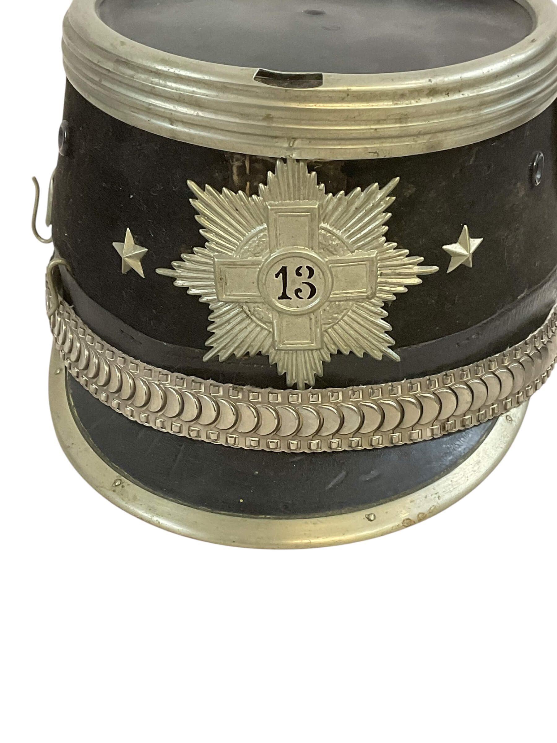 Pre WW1 Swiss Cavalry Officer Shako Helmet c1900 Pre WW1 Swiss Cavalry Officer Shako Helmet c1900