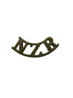 WW2 New Zealand Regiment NZR Shoulder Title Insignia Single