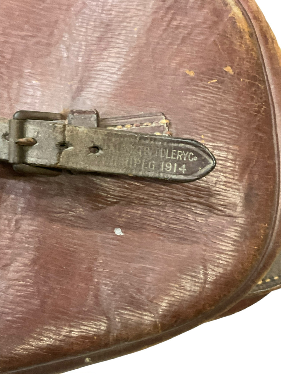 WW1 Canadian CEF Cavalry Saddle Bags Winnipeg 1914 Dated WW1 Canadian CEF Cavalry Saddle Bags Winnipeg 1914 Dated