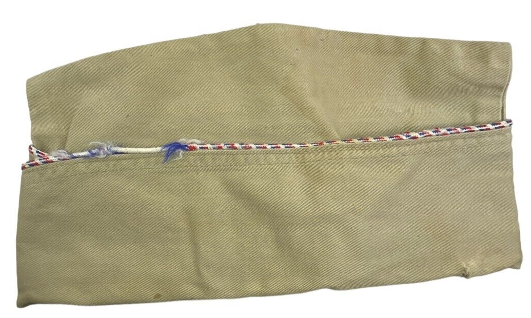 WW2 US 1st Special Service Force Tan Garrison Cap Hat Size 7 WW2 US 1st Special Service Force Tan Garrison Cap Hat Size 7