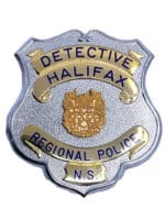 Canadian Detective Halifax Nova Scotia Regional Police Badge