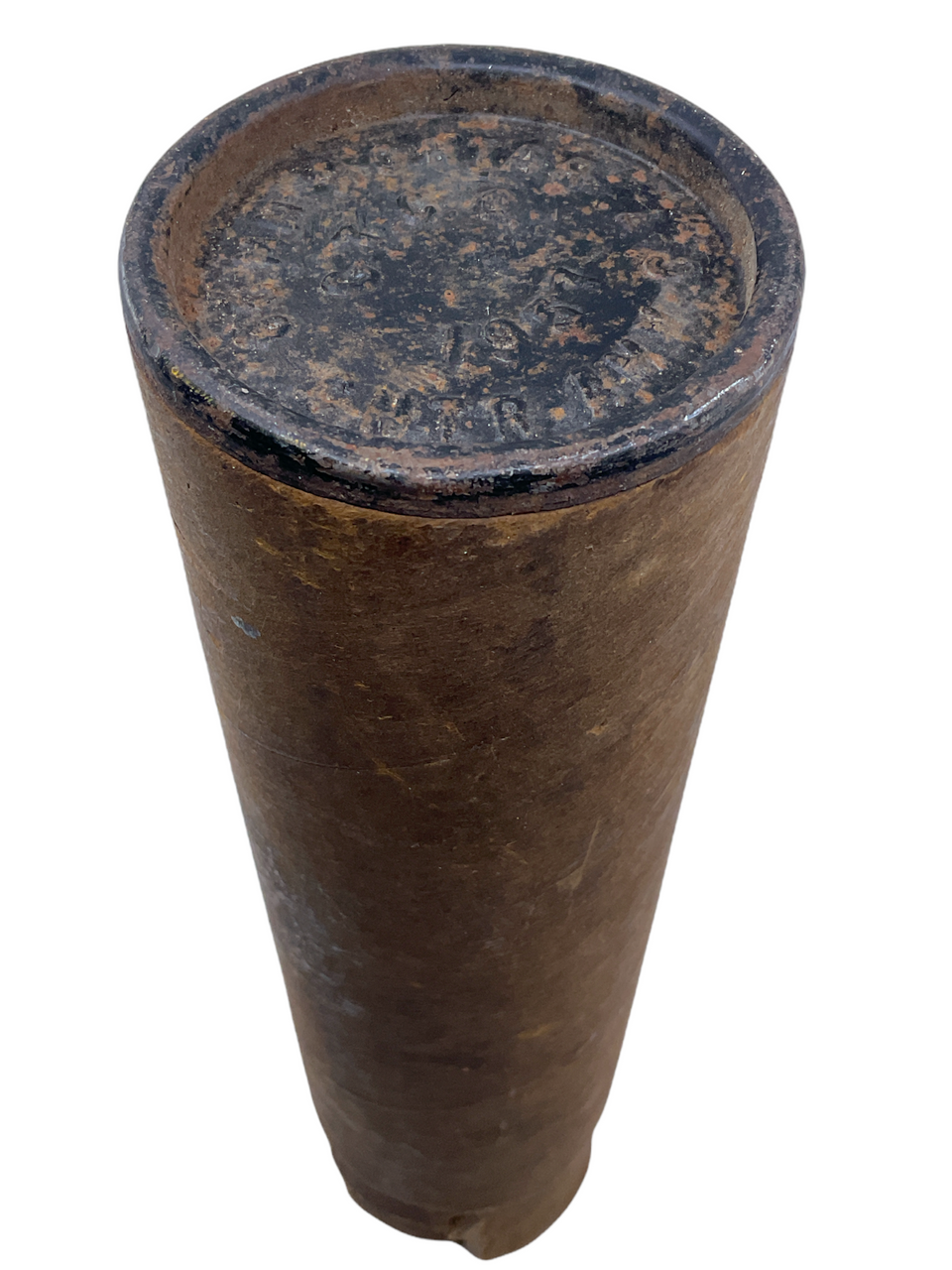 US Canadian 60 MM Mortar Ammo Carrier Tube Transit Case US Canadian 60 MM Mortar Ammo Carrier Tube Transit Case