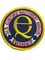 US Customs Southwest Region Excellence Patch