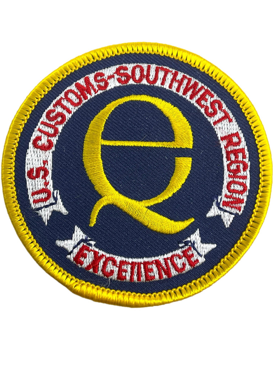 US Customs Southwest Region Excellence Patch US Customs Southwest Region Excellence Patch
