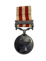 British India Mutiny Medal with Delhi Clasp Full Size 60th Rifles with Research