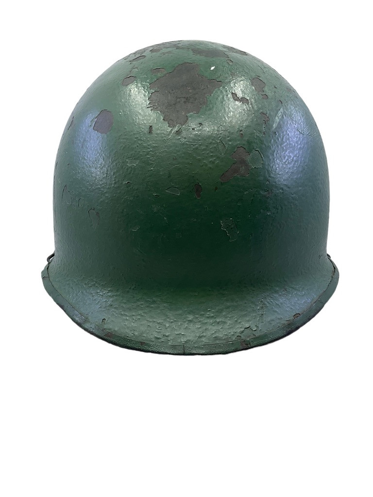WW2 US Army M1 FS Swivel Bale Steel Helmet McCord with Firestone Liner Manganese Rim Named WW2 US Army M1 FS Swivel Bale Steel Helmet McCord with Firestone Liner Manganese Rim Named