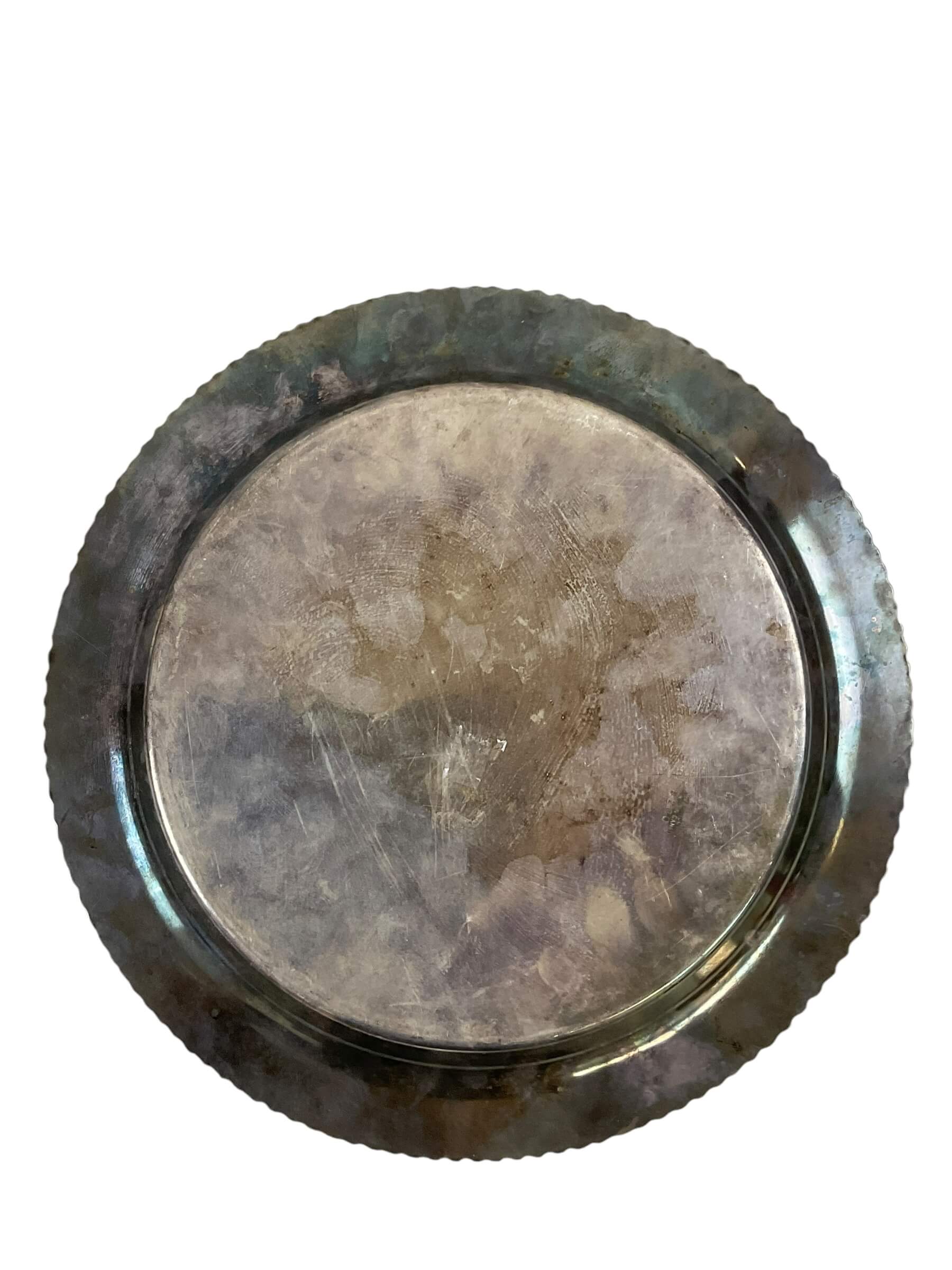 Post WW2 Canadian Ceremonial Silver Plate Presented To Lt Gillion RCCS 1950-51 Post WW2 Canadian Ceremonial Silver Plate Presented To Lt Gillion RCCS 1950-51