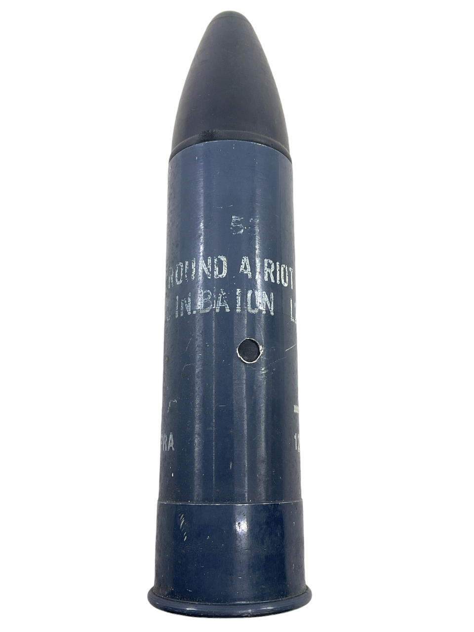 Canadian British Anti Riot Rubber Bullet Round INERT Canadian British Anti Riot Rubber Bullet Round INERT