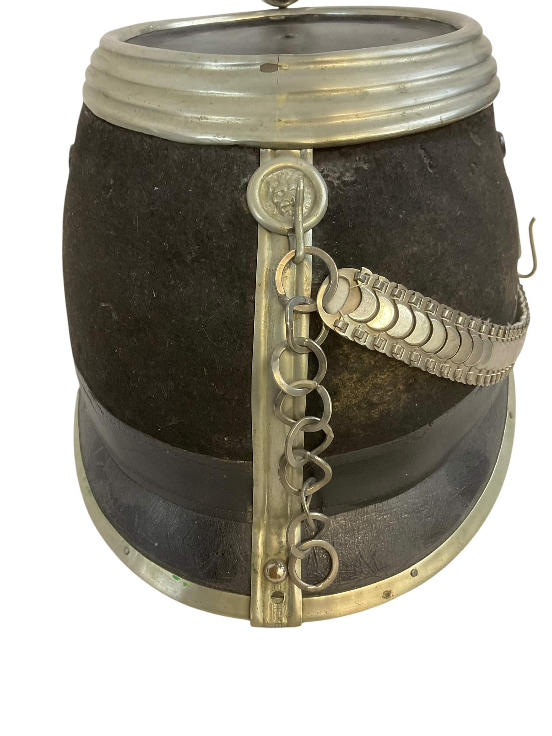 Pre WW1 Swiss Cavalry Officer Shako Helmet c1900 Pre WW1 Swiss Cavalry Officer Shako Helmet c1900