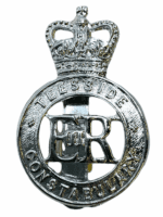 British Teesside Constabulary Police Helmet Badge