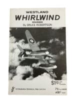 WW2 British RAF Westland Whirlwind Described Softcover Reference Book WW2 British RAF Westland Whirlwind Described Softcover Reference Book