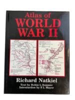 WW2 US British German Russian Atlas of World War 2 Reference Book