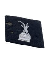 WW2 German 21st SS Skanderberg Mountain Division Collar Insignia