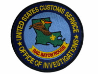 US Customs Service Office of Investigations RAC Baton Rouge Patch