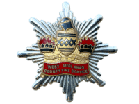 British West Midlands County Fire Service Cap Badge