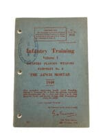Infantry Training Vol 1 Infantry Platoon Weapons Pamphlet No 8 The 2 Inch Mortar Softcover Reference Book