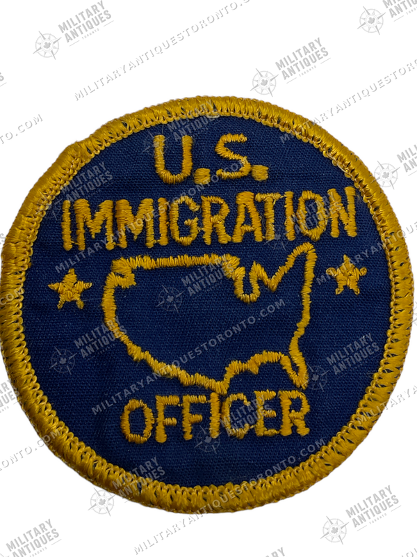 US Immigration Officer Police Patch 2 - Military Antiques Toronto