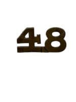 WW1 Canadian CEF 48th Battalion Shoulder Number Insignia Single