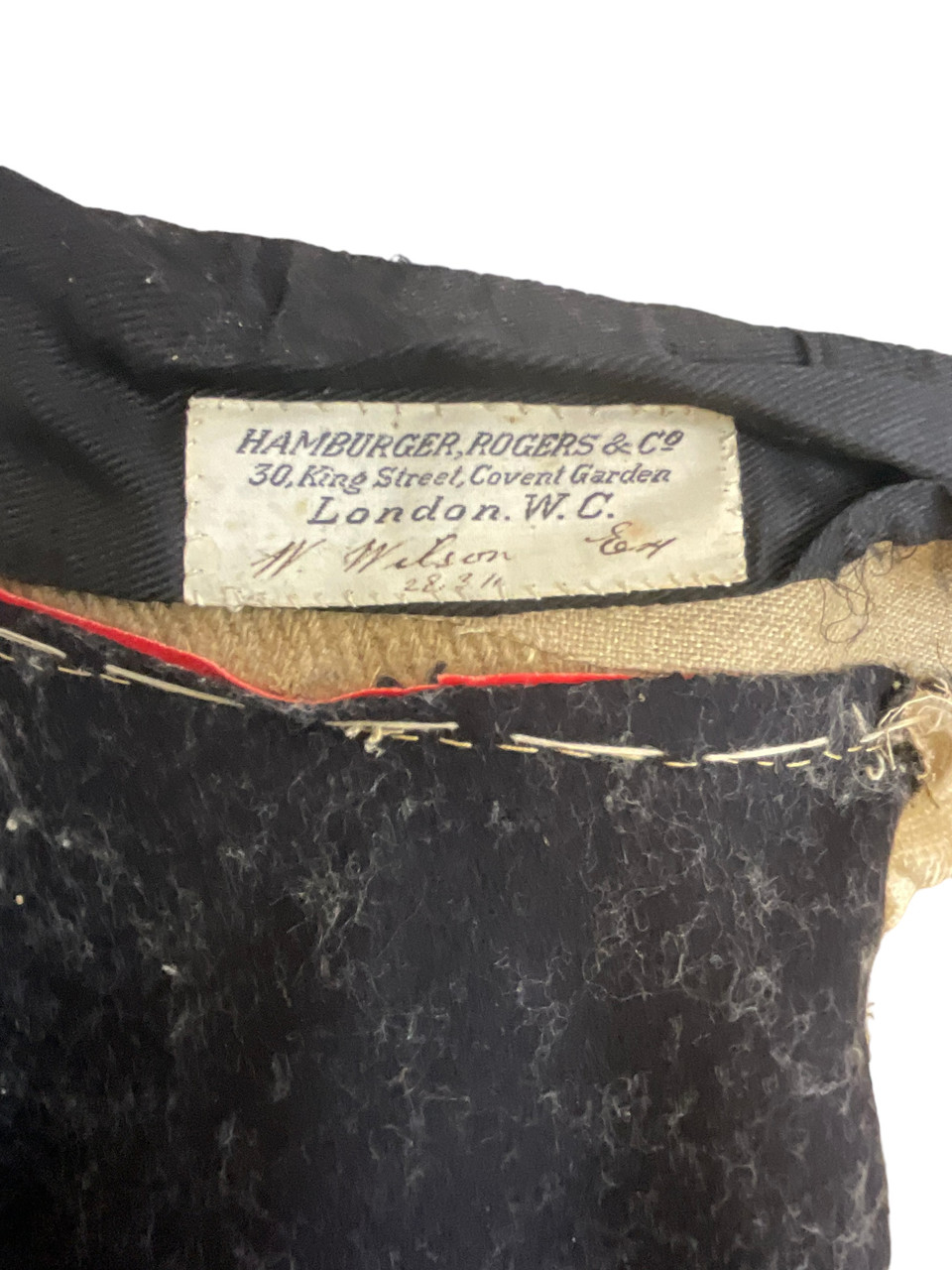 British Derbyshire Yeomanry Officers Uniform Jacket with Trousers Named British Derbyshire Yeomanry Officers Uniform Jacket with Trousers Named