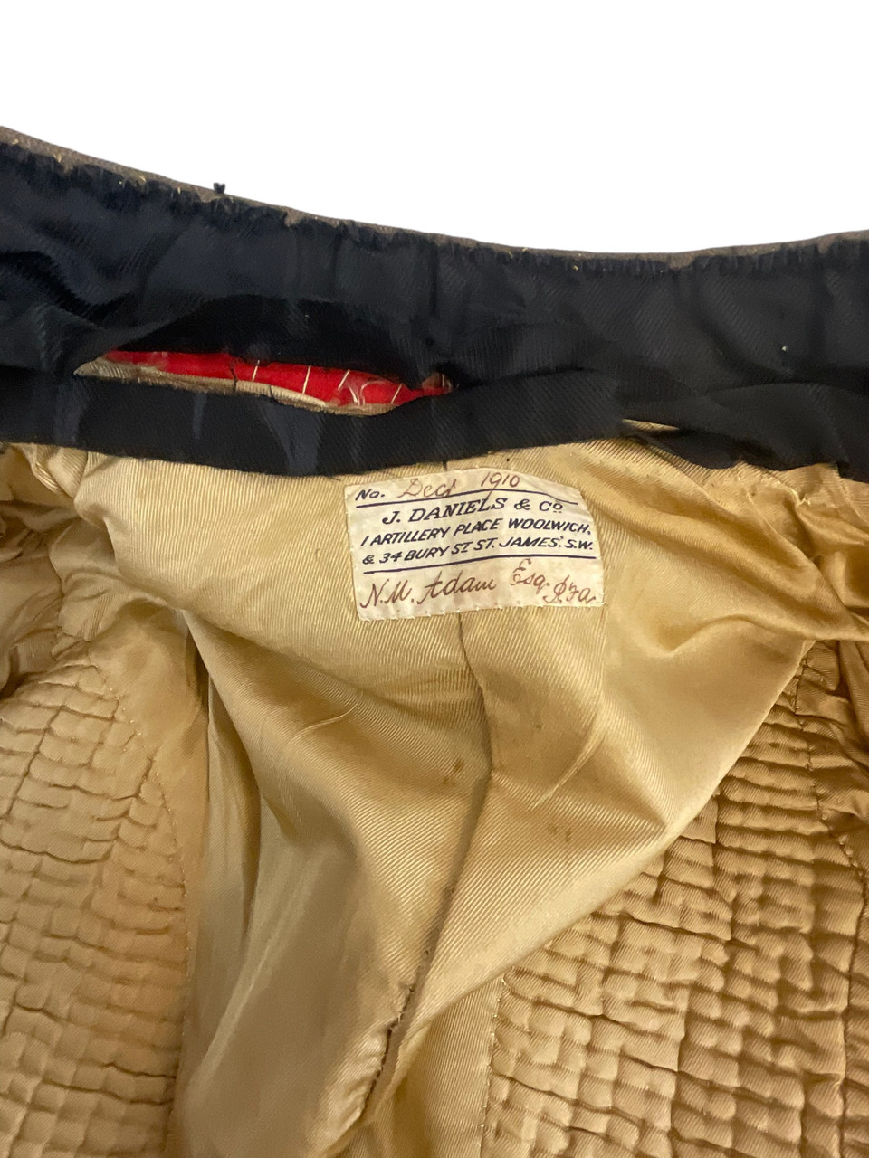 British Derbyshire Yeomanry Officers Uniform Jacket with Trousers Named British Derbyshire Yeomanry Officers Uniform Jacket with Trousers Named