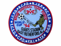 US Bomb Disposal Task Force World Cup Soccer 1994 Giants Stadium East Rutherford NJ Patch