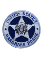 US Marshals Posse Police Patch Small