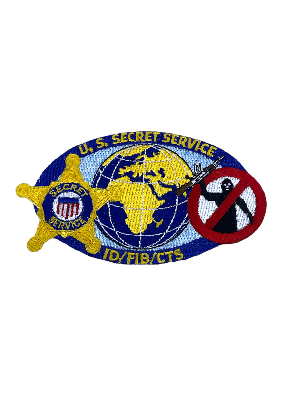 US Secret Service ID FBI CTS Police Patch US Secret Service ID FBI CTS Police Patch