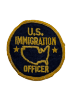 US Immigration Officer Police Patch