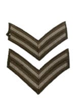 WW2 Canadian Army Corporal Cpl Rank Insignia Pair