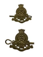 WW2 Canadian 17th Duke of Yorks Royal Canadian Hussars Collars Insignia Pair