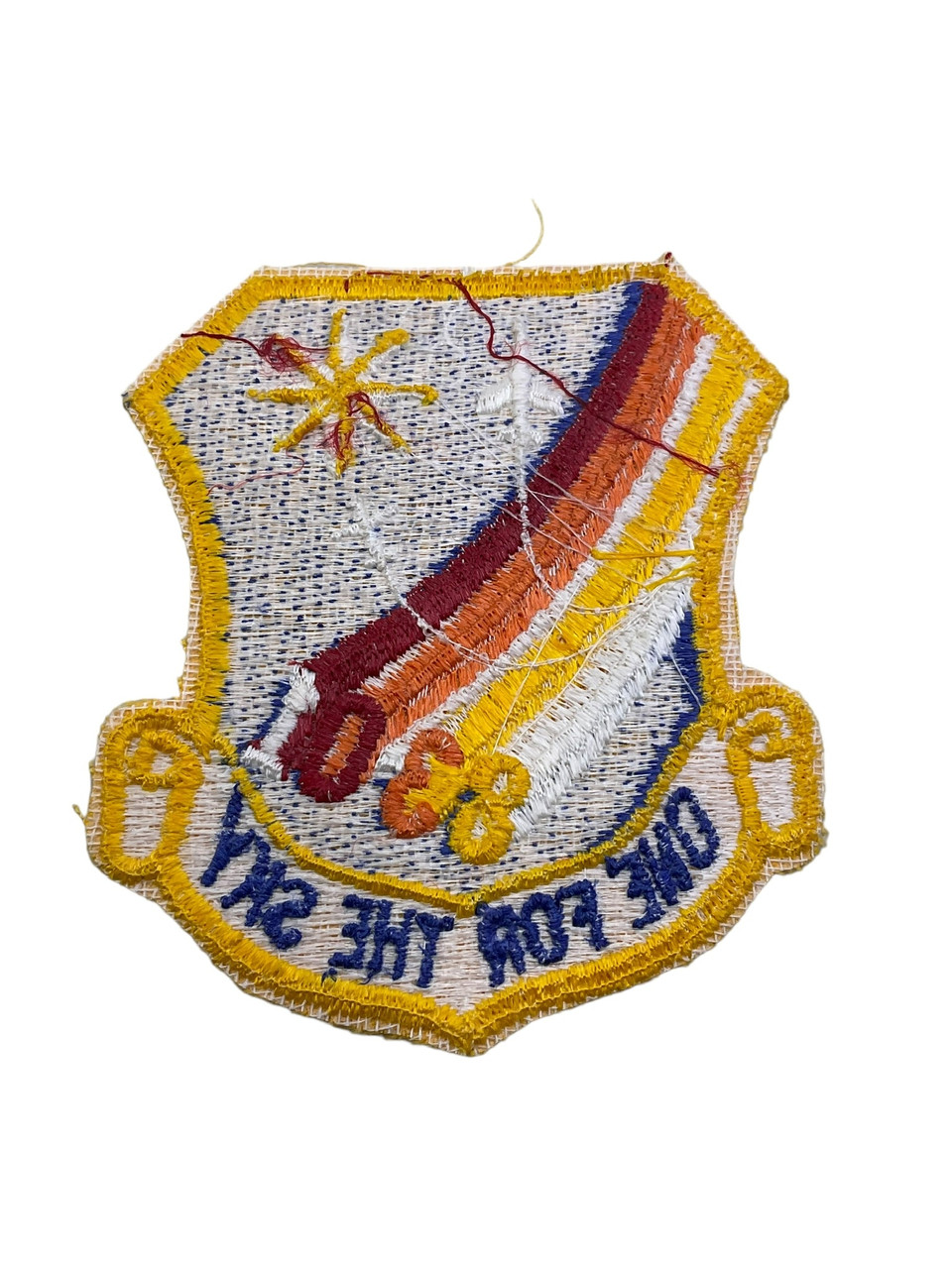 US USAF 8301 One For the Sky Squadron Crest Patch US USAF 8301 One For the Sky Squadron Crest Patch