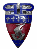 French France Provincial Police Enamel Pocket Badge