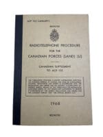 Canadian Forces Radiotelephone Procedure Manual SC Reference Book