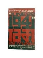 WW2 Russian Soviet German Evasion June 22 1941 Hardcover Reference Book