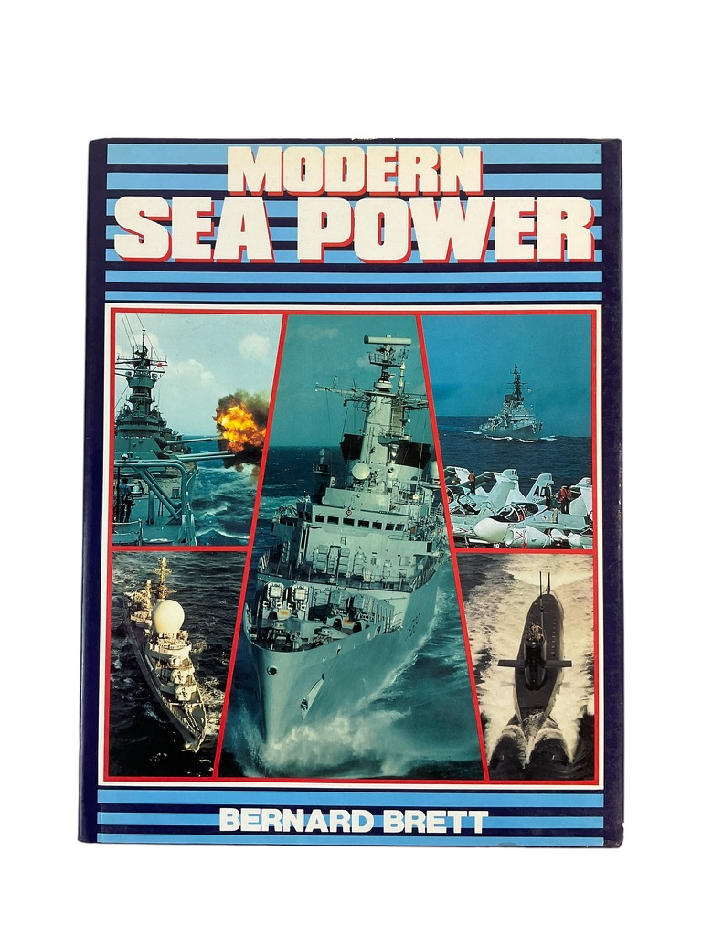 US British Navy Modern Sea Power Bernard Brett Hardcover Reference Book US British Navy Modern Sea Power Bernard Brett Hardcover Reference Book