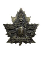 WW1 Canadian CEF 101st Battalion Cap Badge