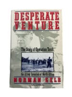 WW2 US British Desperate Venture Operation Torch Hardcover Reference Book