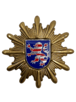 German Hesse Police Cap Badge