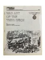 WW2 German War Art of the Third Reich Weapons Warfare Special No 17 Softcover Reference Book