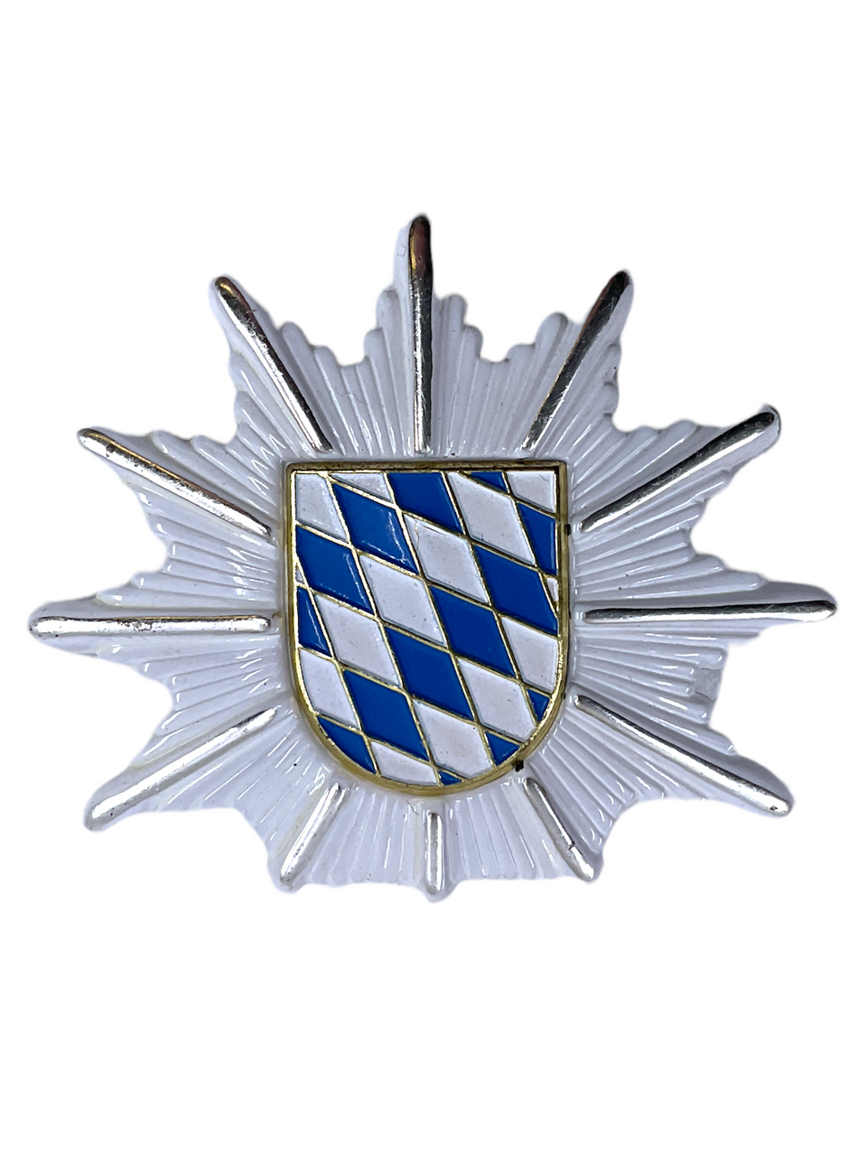 German Bavaria Bavarian Police Cap Badge 2 German Bavaria Bavarian Police Cap Badge 2