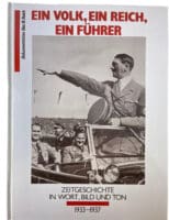 WW2 German One Nation One Empire One Leader Third Reich GERMAN TEXT Hardcover Reference Book